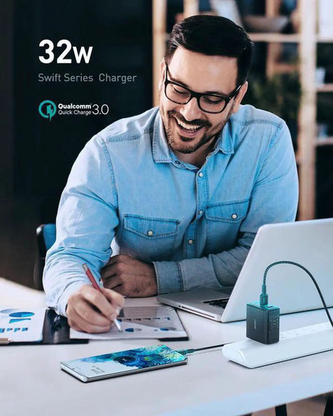 AUKEY™ 2-Port Wall Charger - Kosher Cell Inc